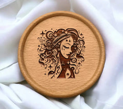 Bohemian Woman Abstract