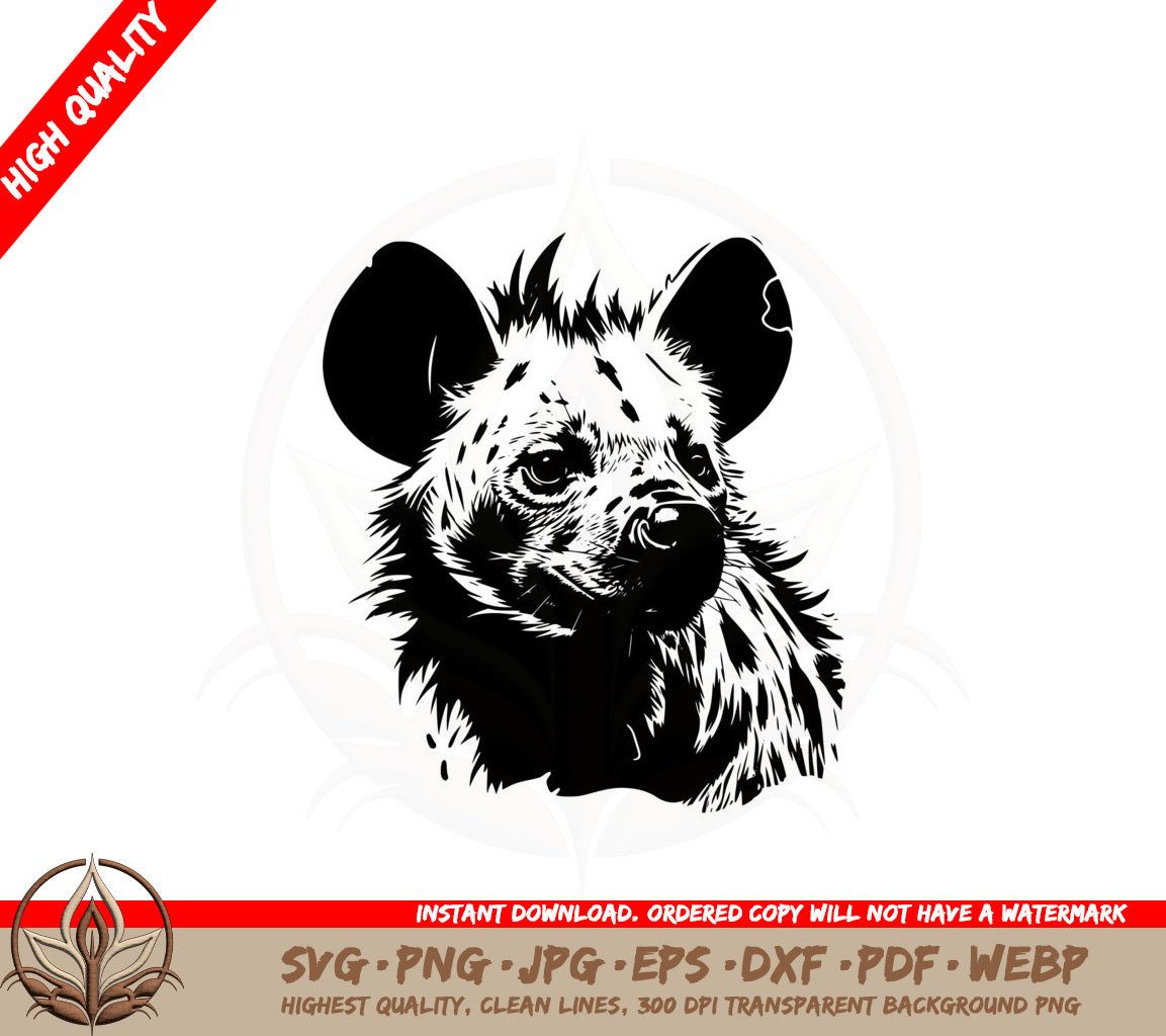 Bold Hyena SVG