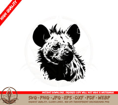 Bold Hyena SVG