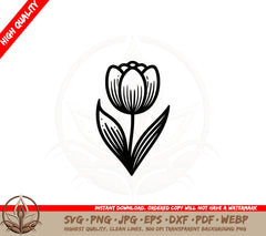 Bold Tulip SVG