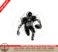 Bones on the Gridiron SVG