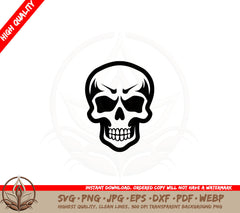 Bony Skull SVG