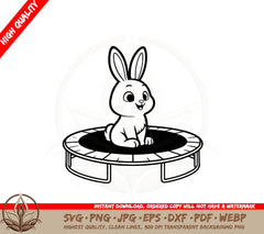 Bouncing Bunny Joy SVG