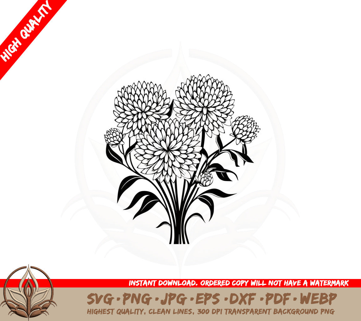 Bouquet Cluster SVG