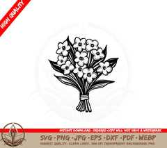 Bouquet of Jonquil Flowers SVG