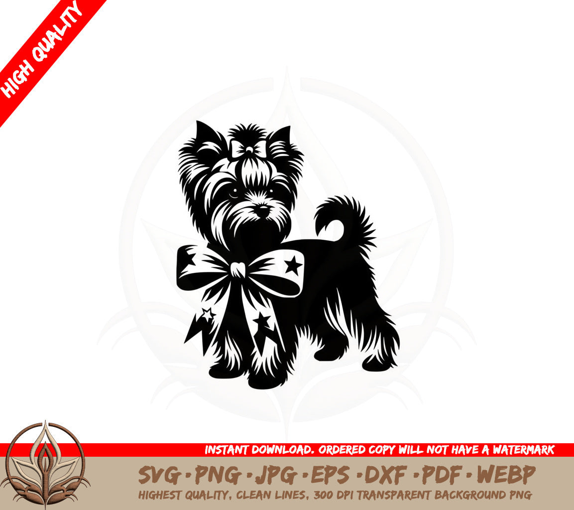 Bow-ribboned Yorkshire SVG