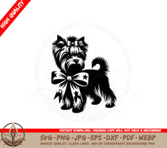 Bow-ribboned Yorkshire SVG