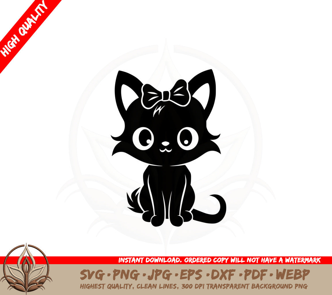 Bow-tie Kitty SVG