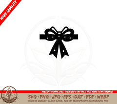 Bow with Dots SVG