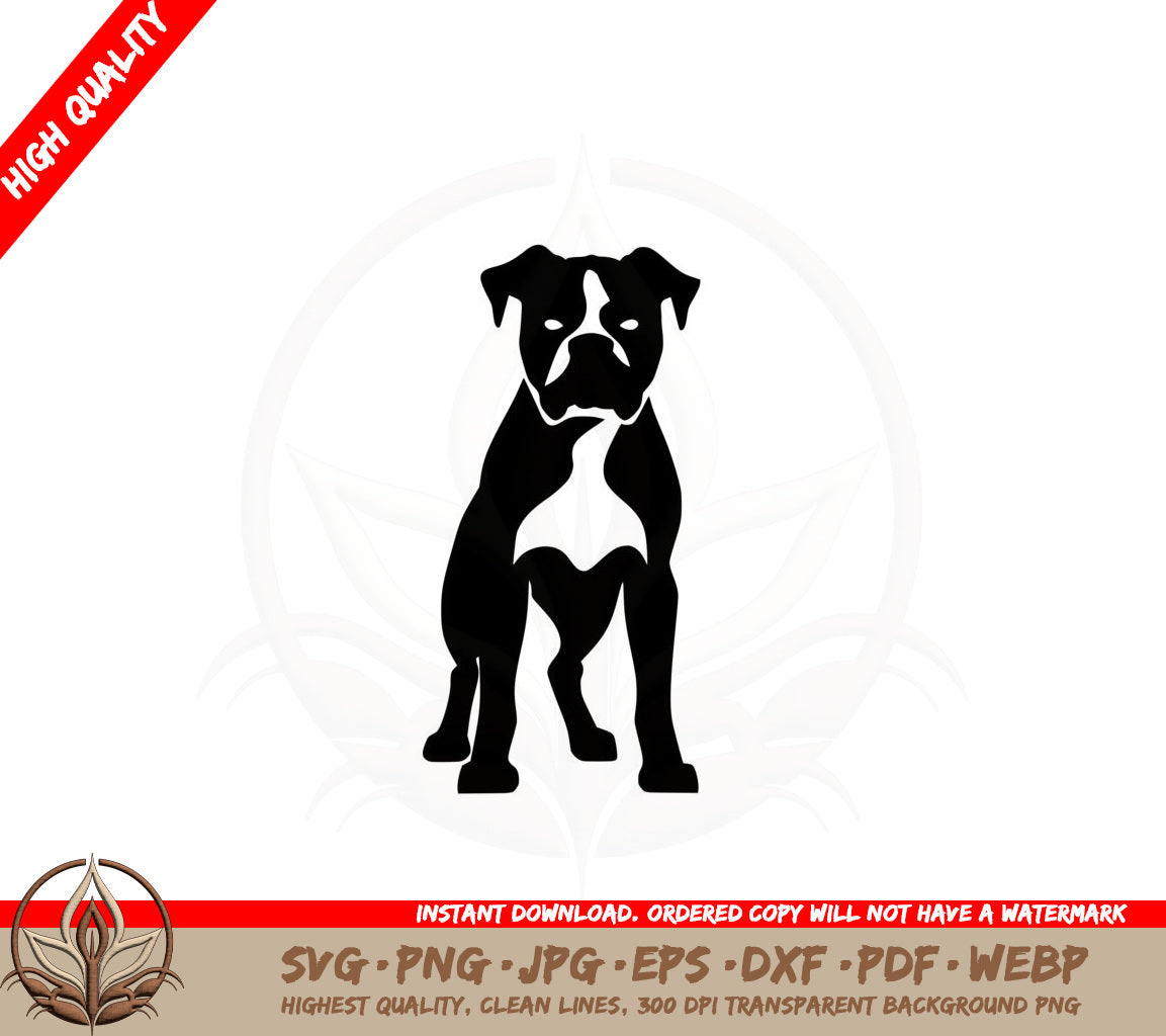 Boxer Dog SVG