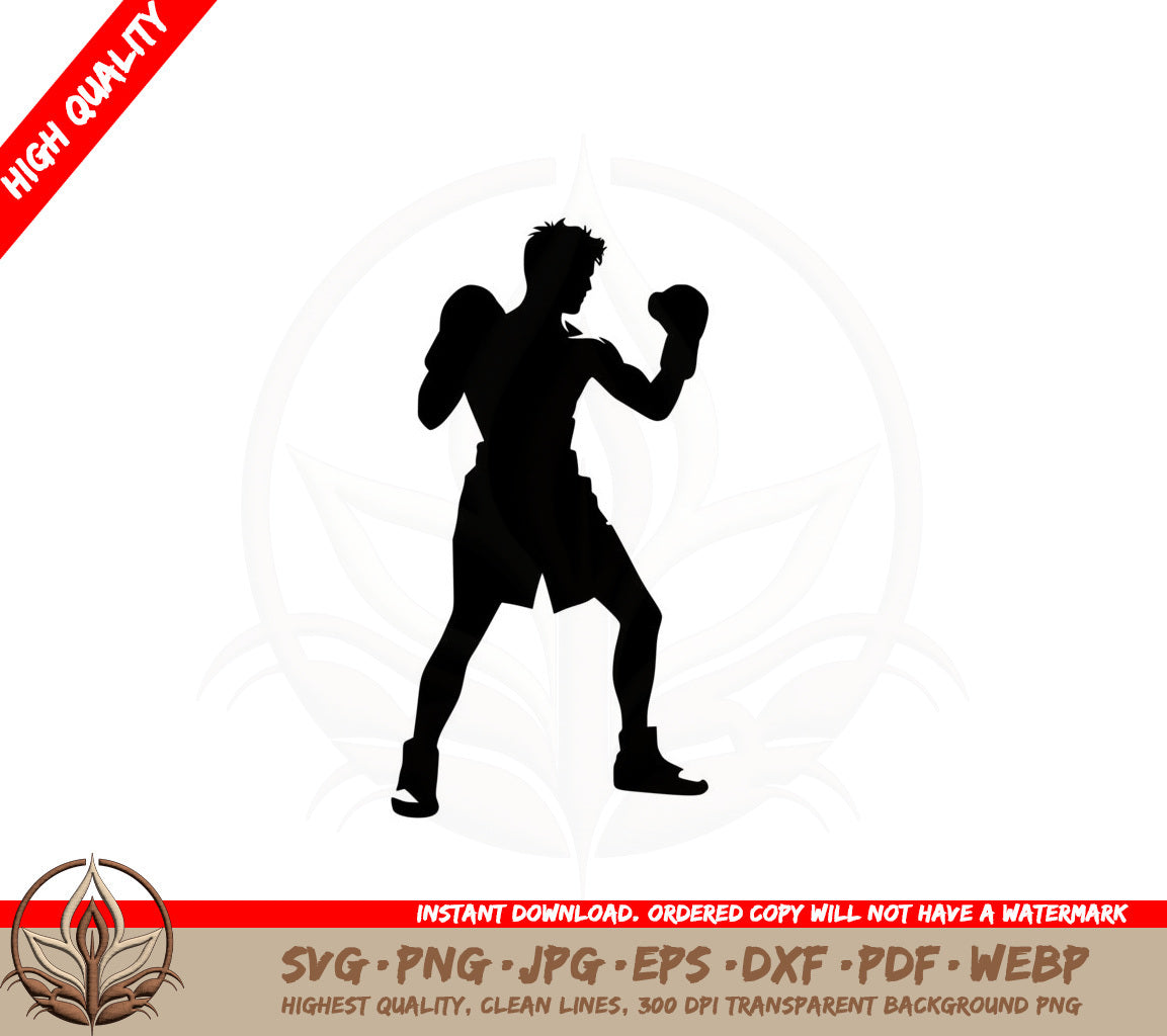 Boxing Athlete SVG