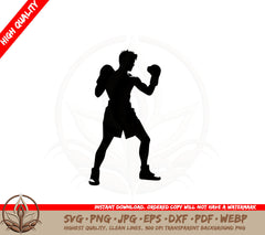 Boxing Athlete SVG