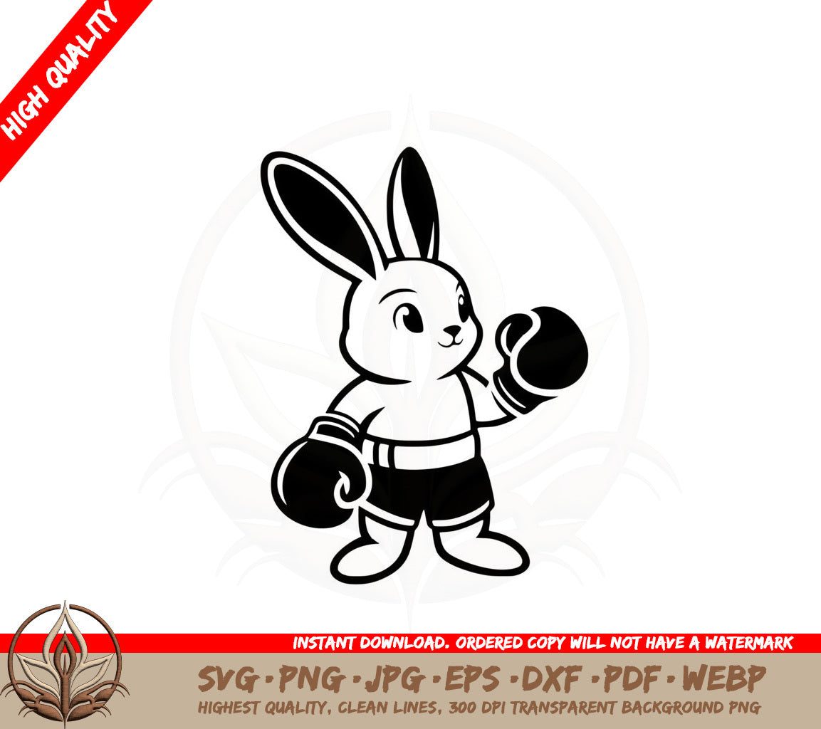 Boxing Bunny SVG