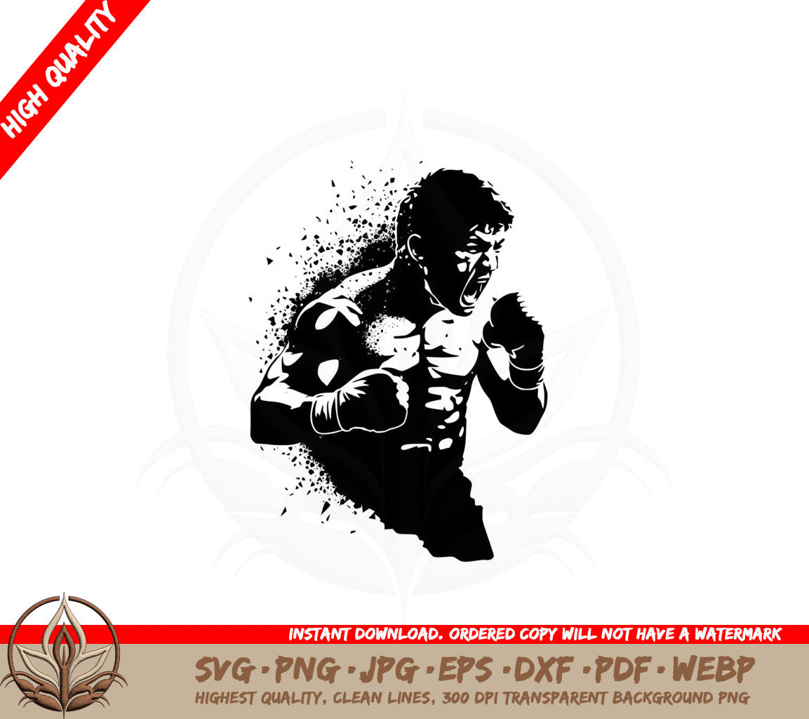 Boxing Fighter SVG