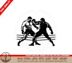 Boxing Knockout SVG