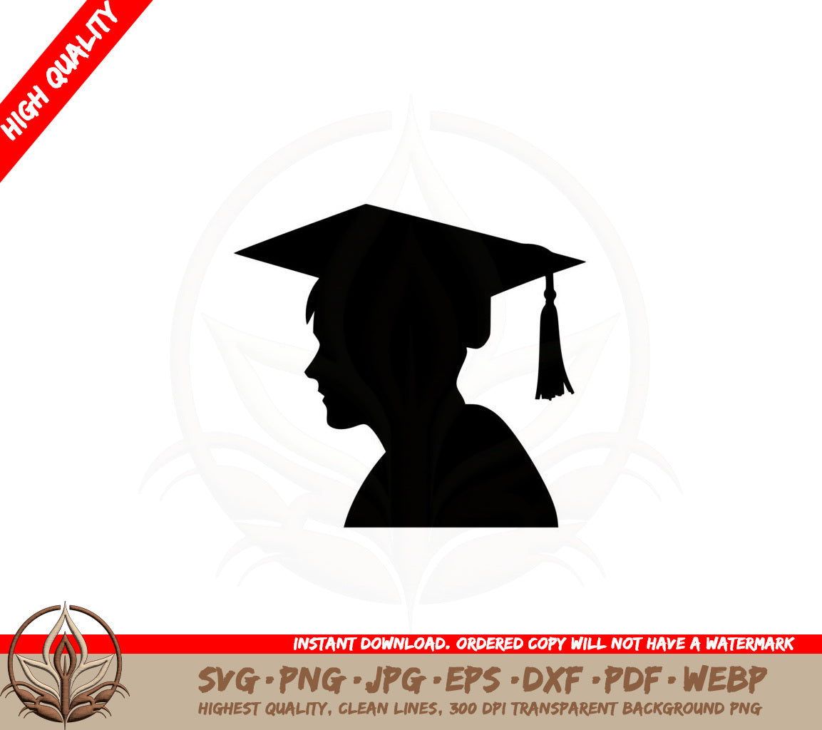 Boy Graduation Cap SVG