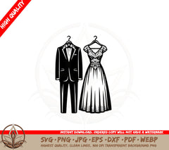 Bridal Pair SVG