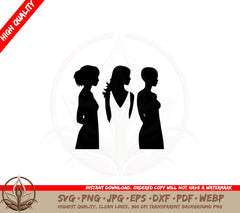 Bride and Bridesmaids SVG