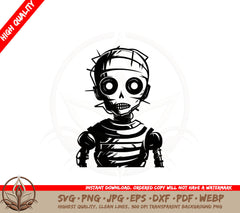 Bright-eyed Robot SVG