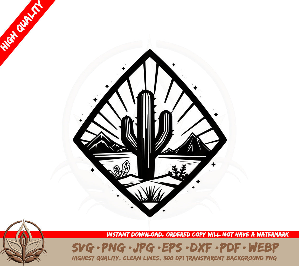 Bright Desert Range SVG