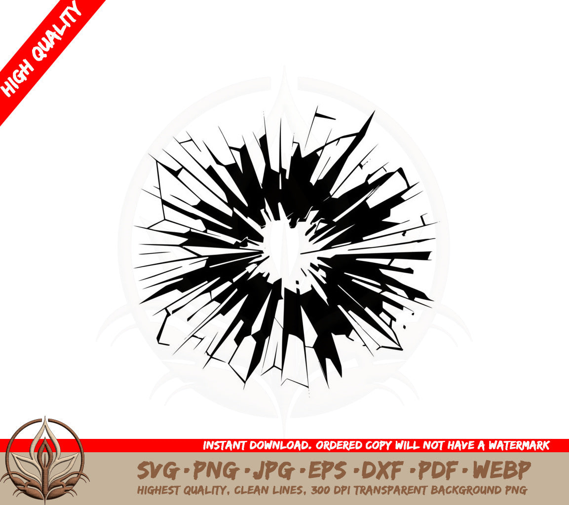 Broken Glass SVG