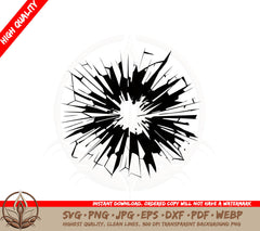 Broken Glass SVG