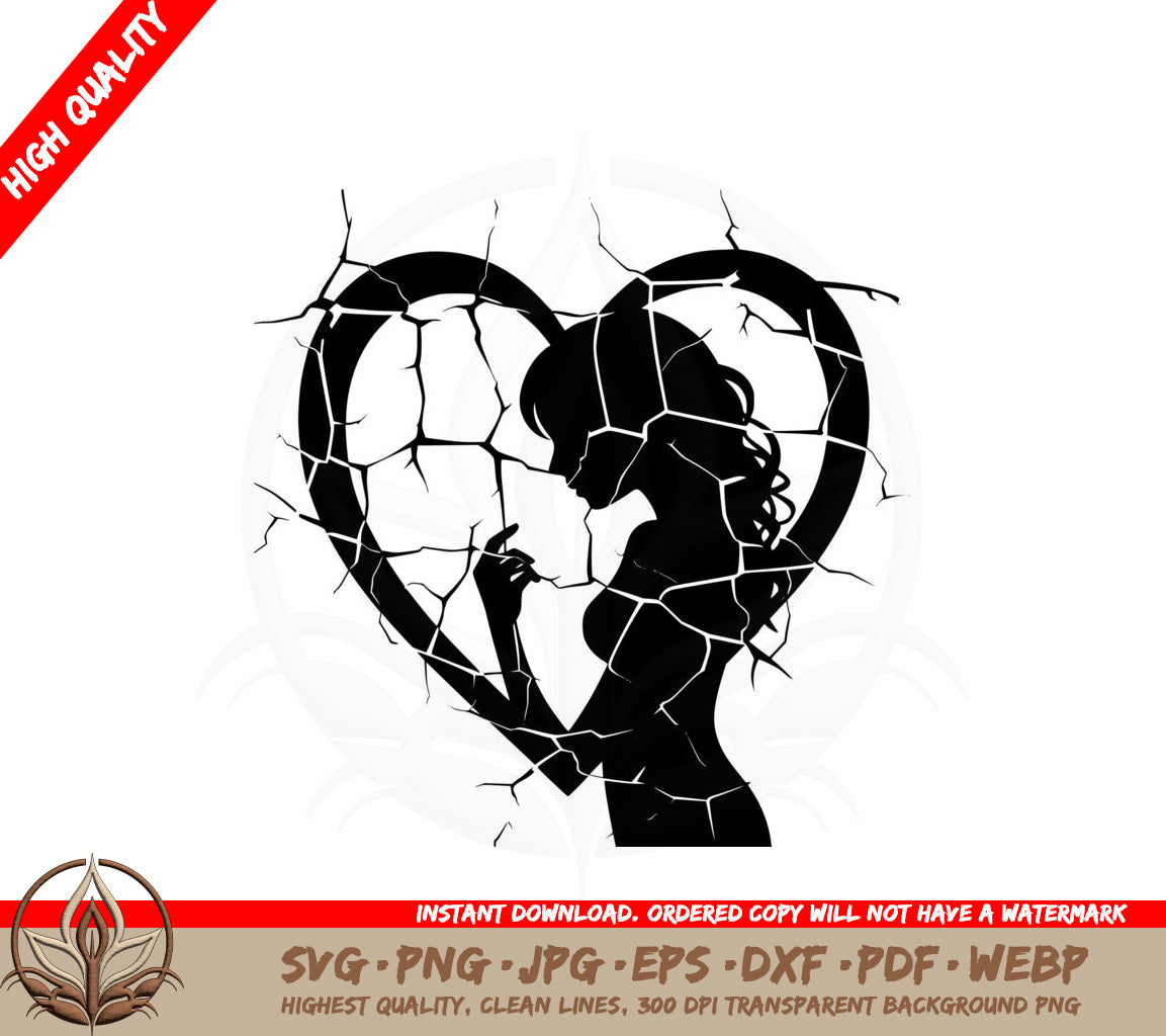 Broken Heart SVG