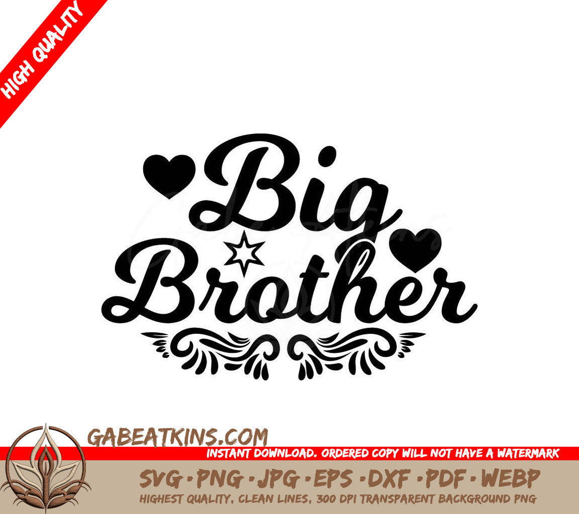 Big Brother SVG Design - Sign SVG