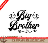 Big Brother SVG Cut File - Sign Design SVG