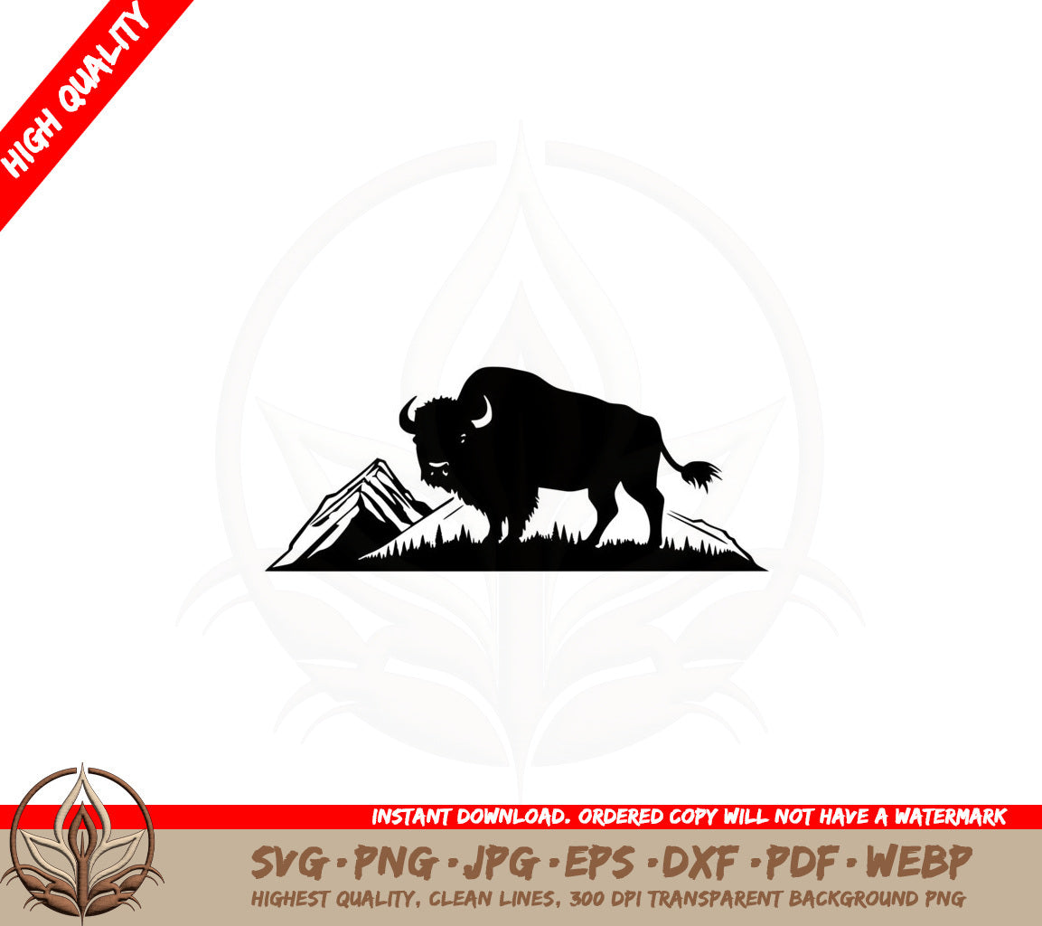 Buffalo Mountain SVG