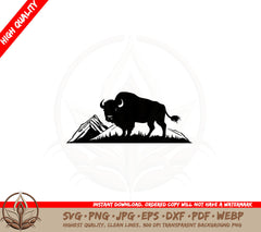 Buffalo Mountain SVG