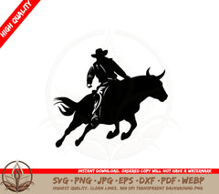 Bull Rider SVG