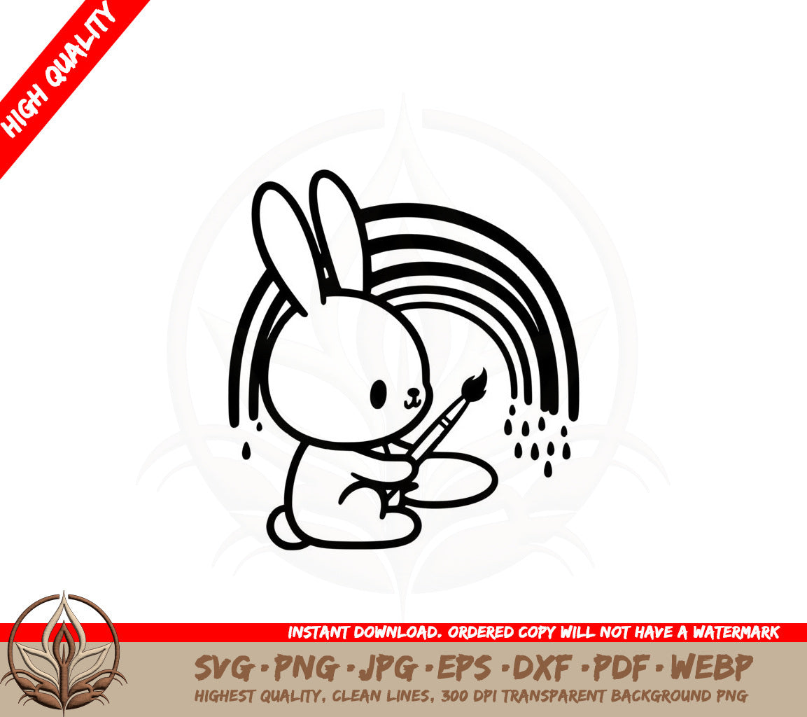 Bunny Artist SVG