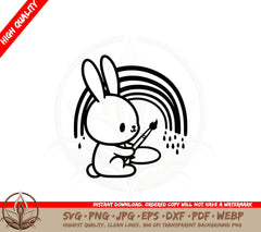 Bunny Artist SVG