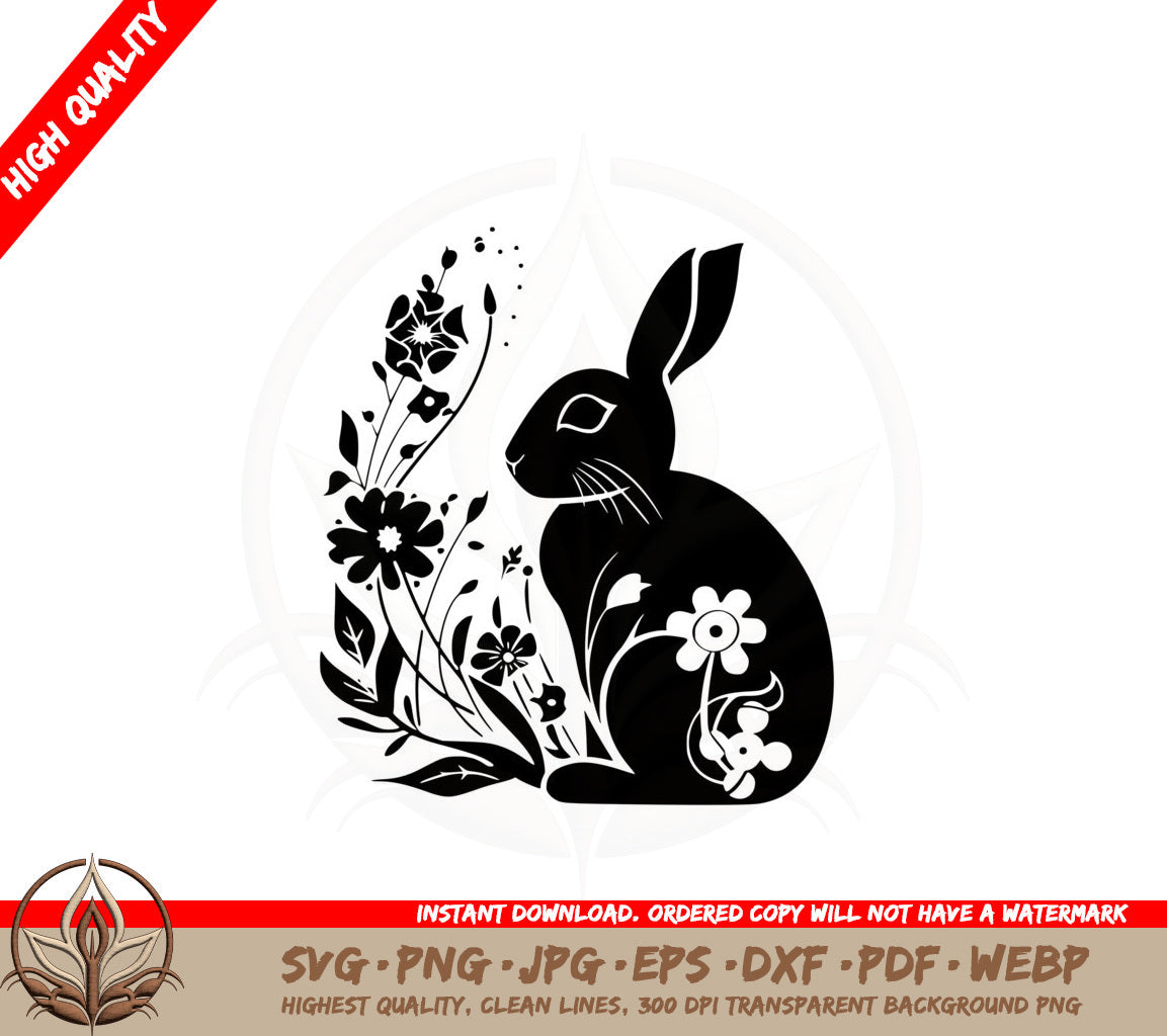Bunny Blossom SVG