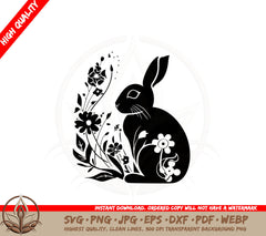 Bunny Blossom SVG
