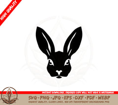 Bunny Face SVG