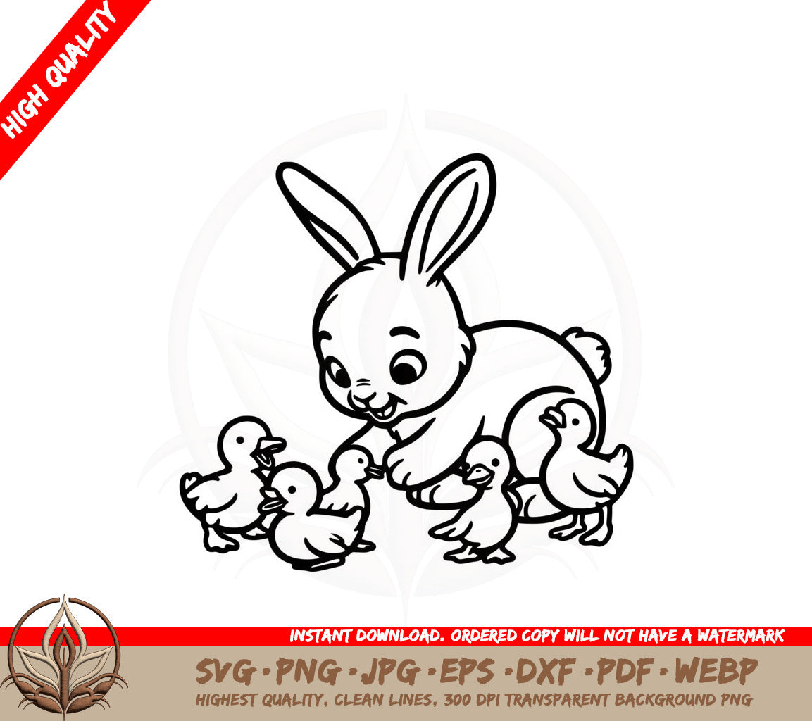 Bunny Friends SVG