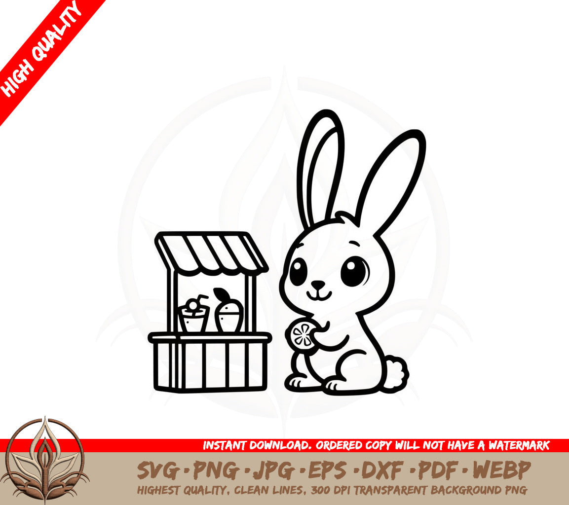 Bunny Lemonade Stand SVG
