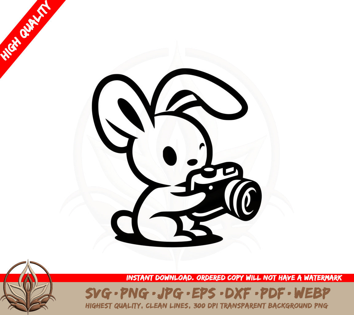 Bunny Photo Day SVG
