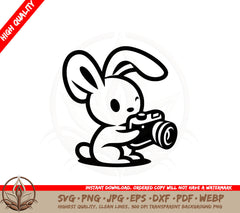 Bunny Photo Day SVG