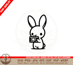 Bunny Photographer SVG