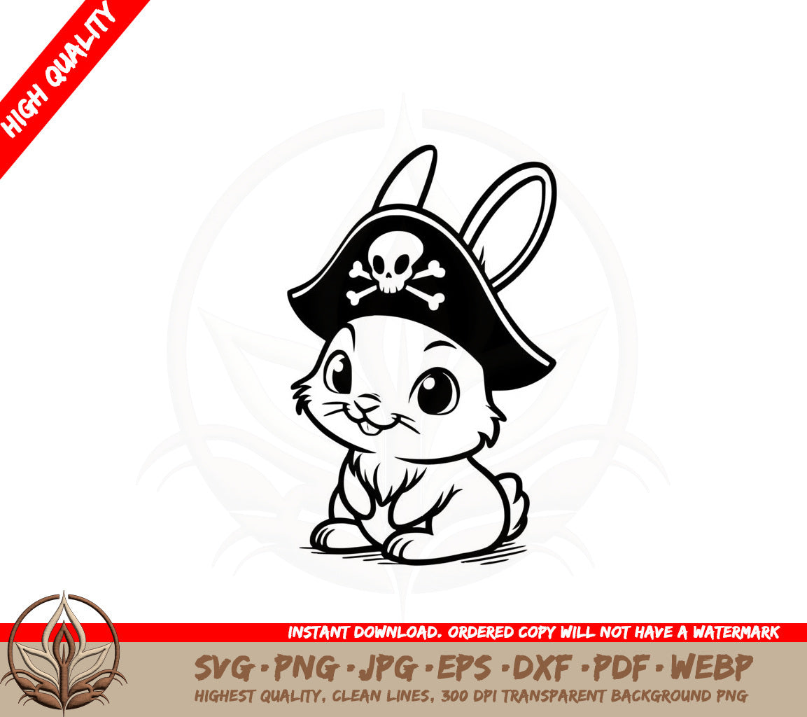 Bunny Pirate Adventure SVG