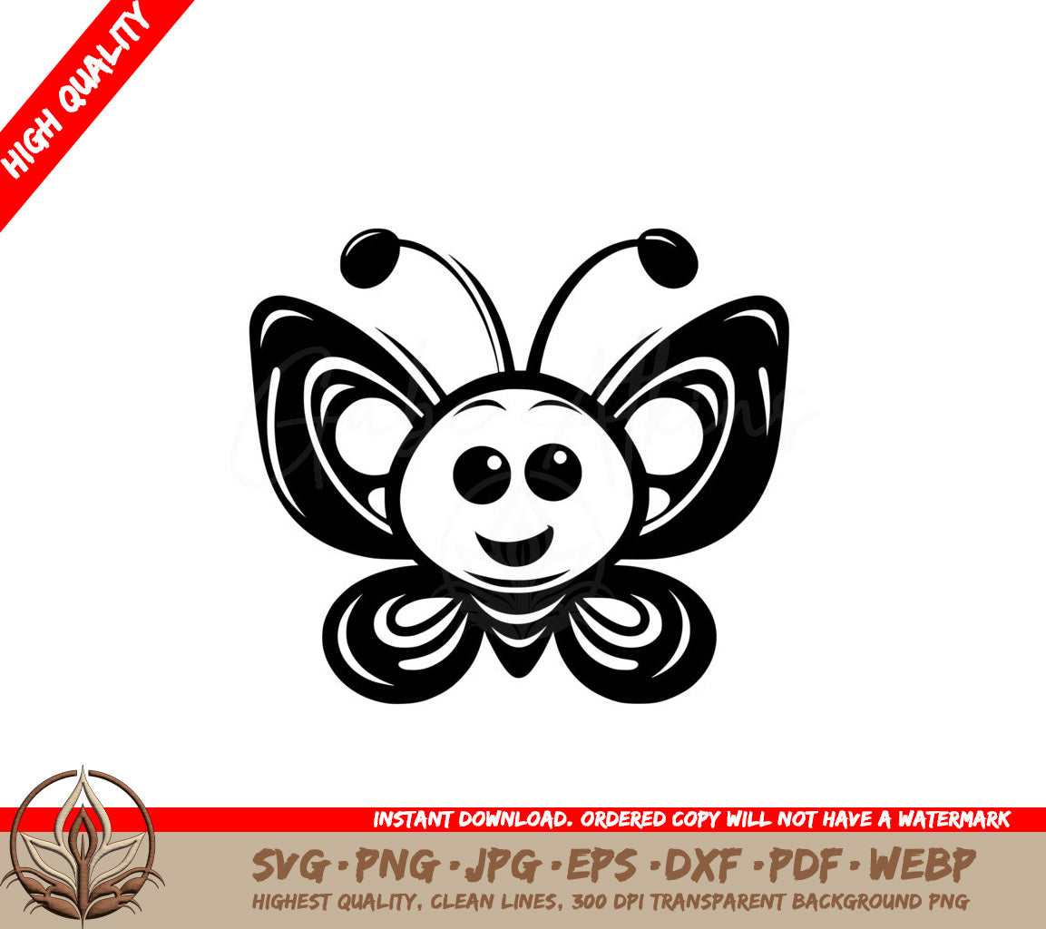 Butterfly Cuteness SVG - Digital Product in Various File Formats