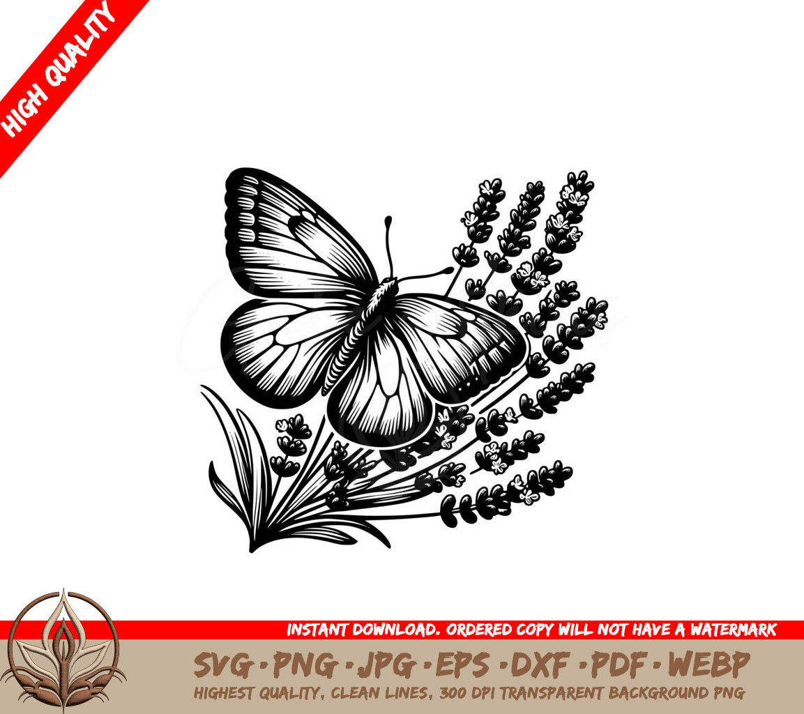 Butterfly Garden Dance SVG - Digital Product in Various Formats