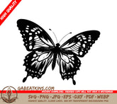 Butterfly Inspiration SVG -  A Butterfly On A White Background