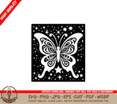 Butterfly Star Embrace Digital Product SVG
