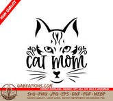 Cat Mom SVG - Cute Cat Design for Mom SVG