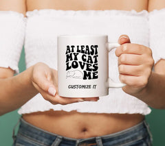 At Least My Cat Loves Me Cat SVG SVG