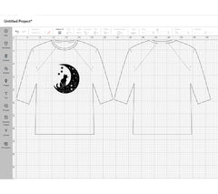 Cat Sitting On Crescent Moon